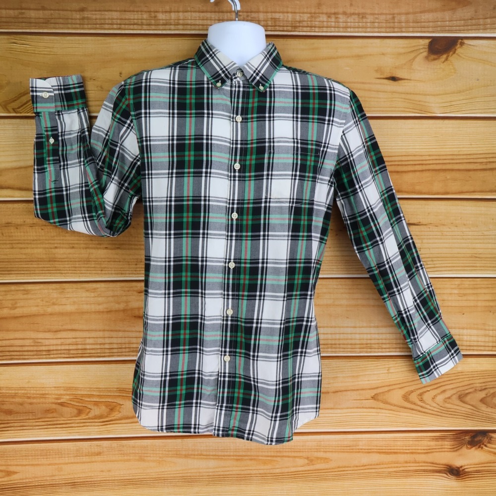 Chaps‎ Long Sleeve Button Down Shirt Mens Size M Multicolor Plaid Cotton Blend